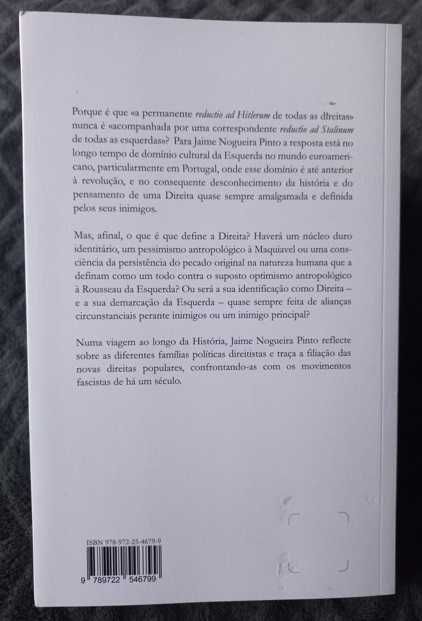 De que Falamos quando Falamos de Direita? - Jaime Nogueira Pinto