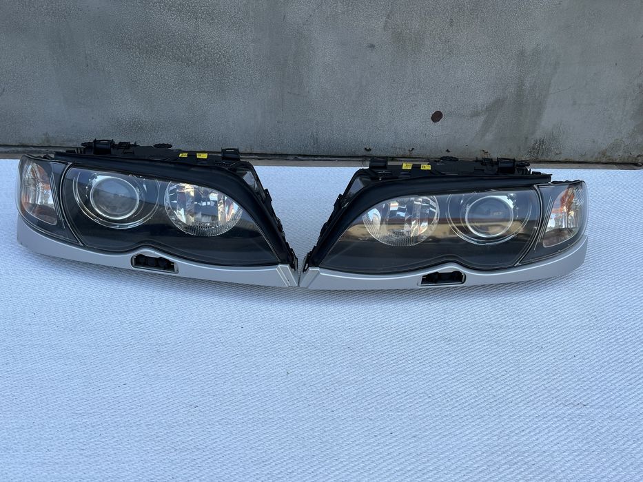 Фари BMW e46 рестайл лінза ксенон