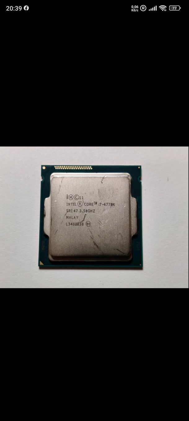 Процесор Intel i7 4770k