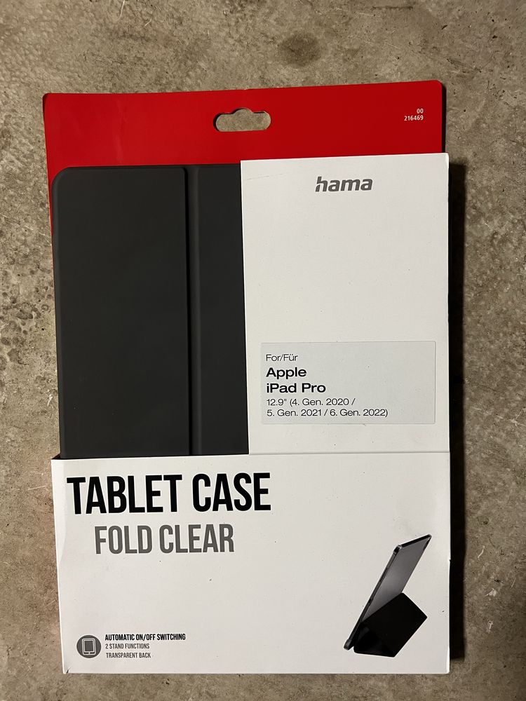 Hama Etui pokrowiec Apple ipad pro  / 12.9” 4/5/6 Gen NOWY