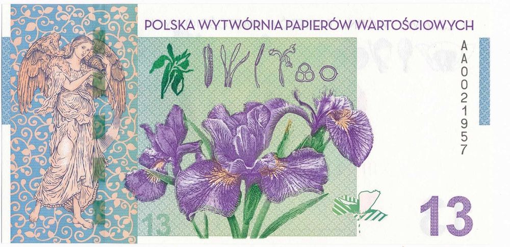 Banknot testowy PWPW 90 Demeter 13