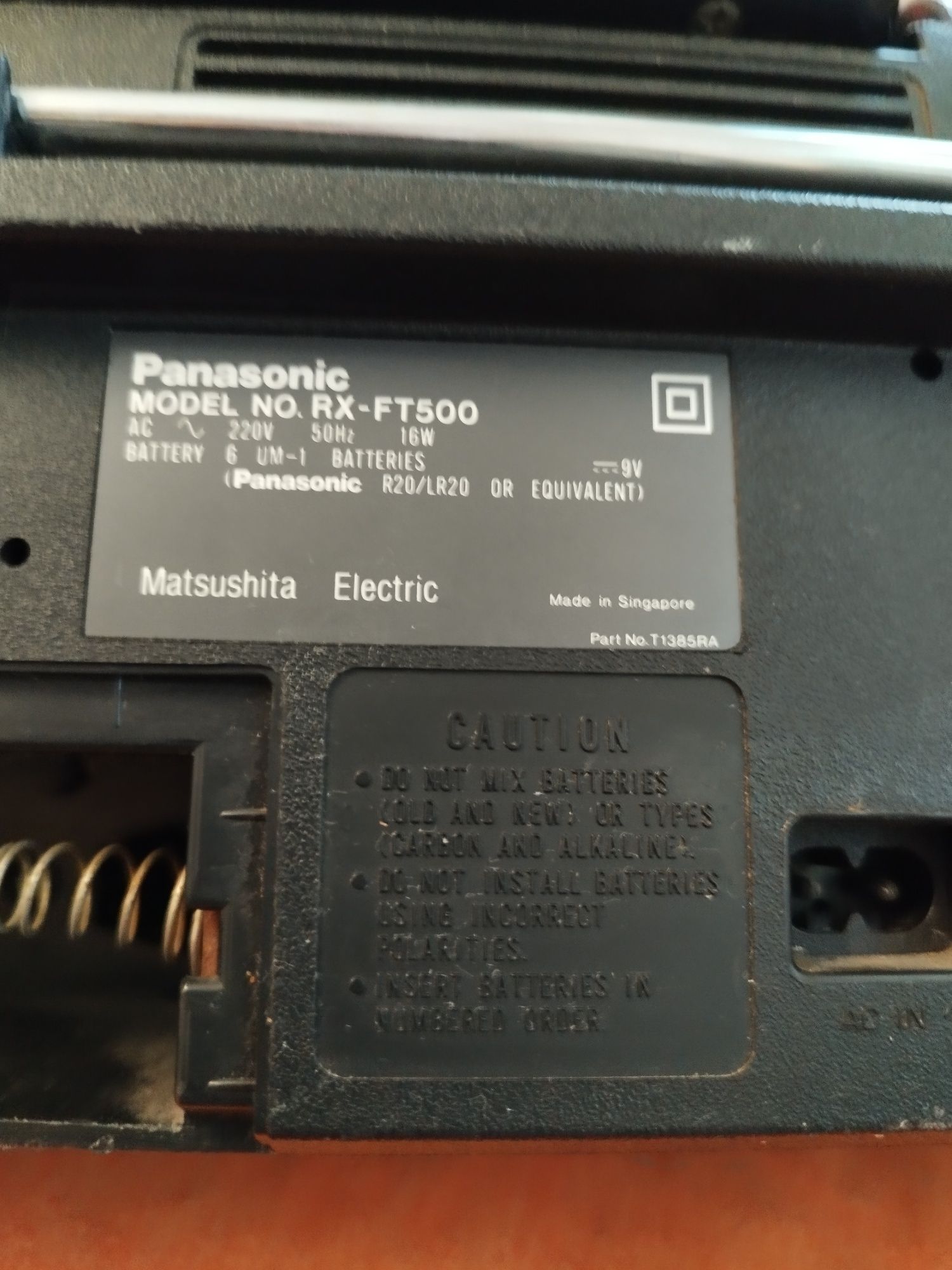 Radio Panasonic FT 500