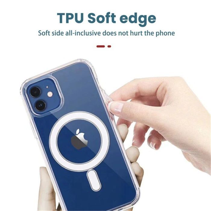 Tel Protect Magsilicone Case Do Iphone 13 Pro Przezroczysty