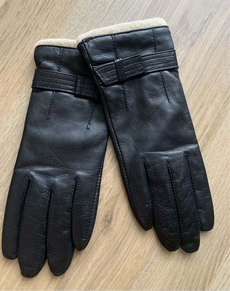Новые кожаные женские перчатки
