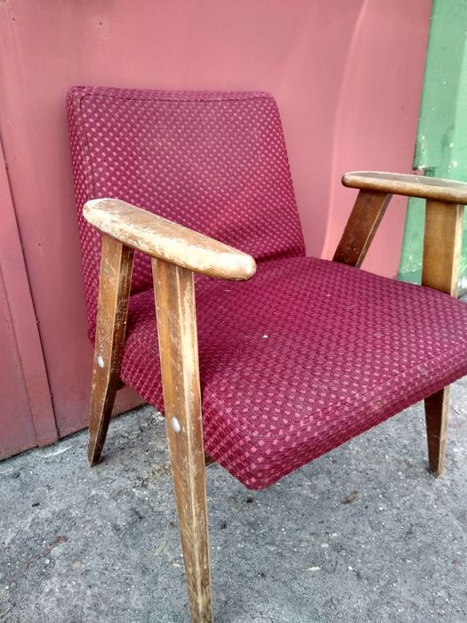 fotel Chierowski 366  epoka  prl   7  sztuk