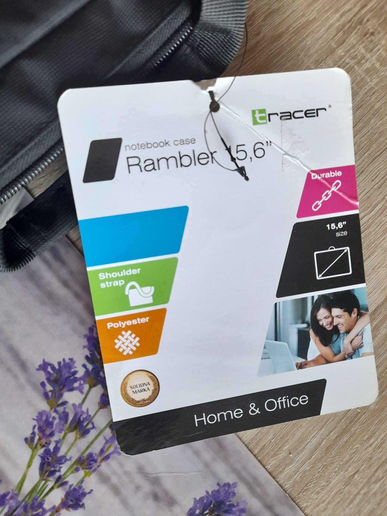 Tracer Rambler 15,6" cala Torba na laptop notebook Bag czarna NOWA