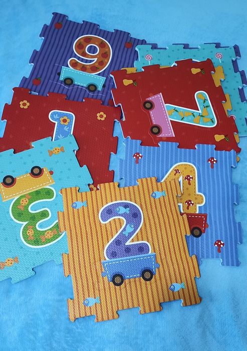 Развивающий коврик мозайка