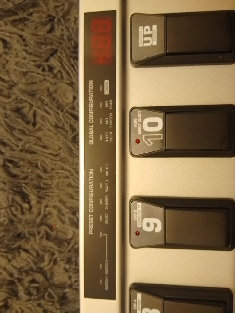 fcb1010 midi foot controller