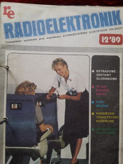 Czasopisma Radioelektronik siedem roczników.