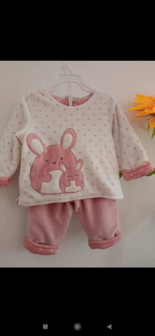 Roupa inverno bebé menina 0-3 meses