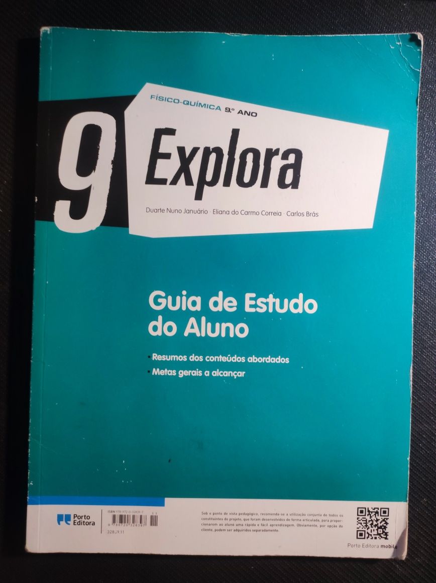 Manual de Físico-Química e Caderno de atividade (9 Explora)