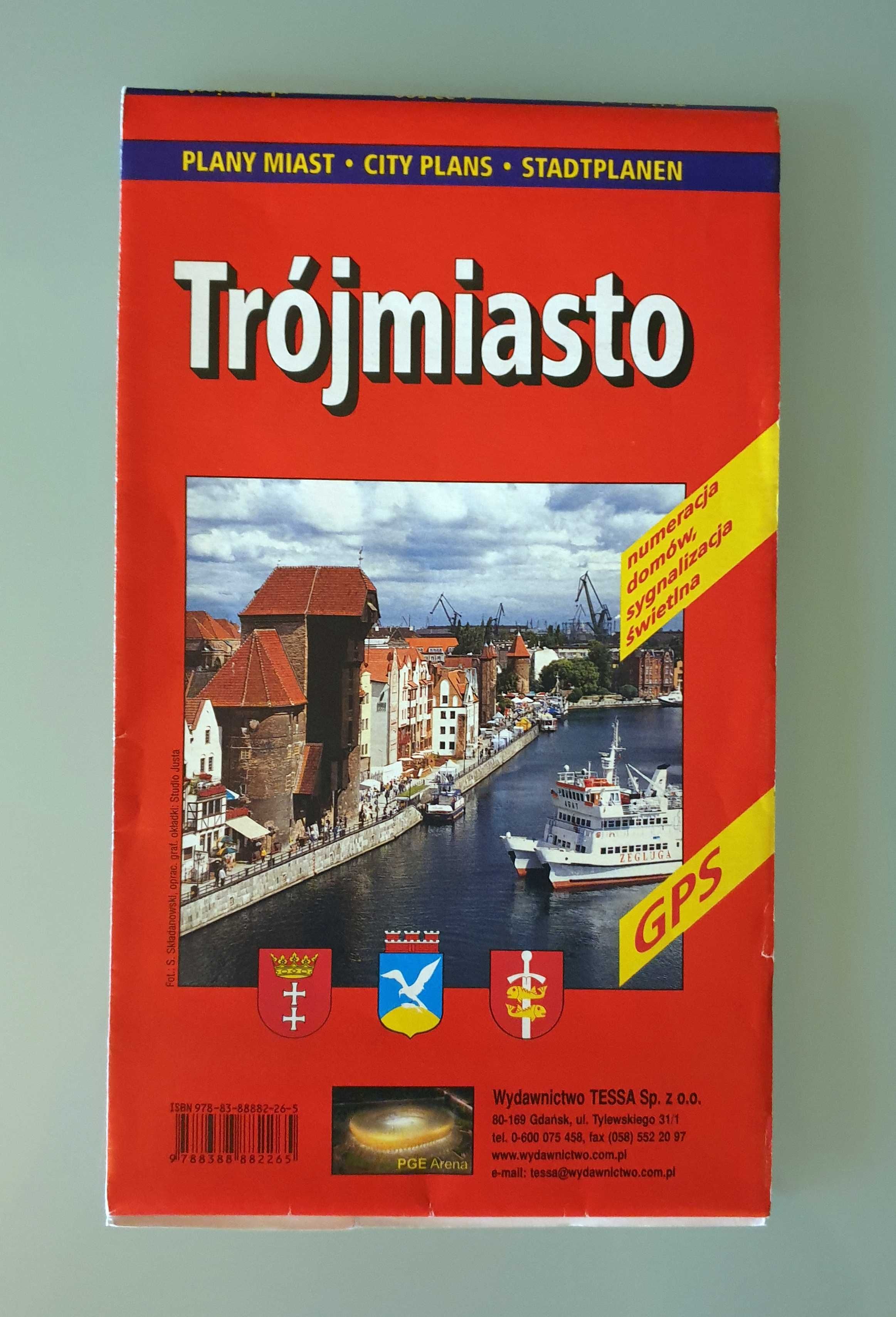 Plan Trójmiasto (Gdańsk, Sopot, Gdynia / Tessa, 1:23 500)