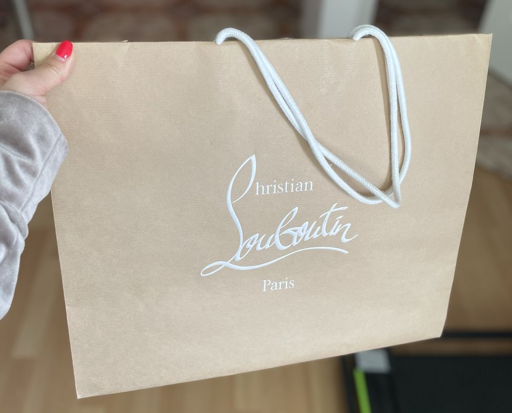 Papierowa torba Christian Louboutin