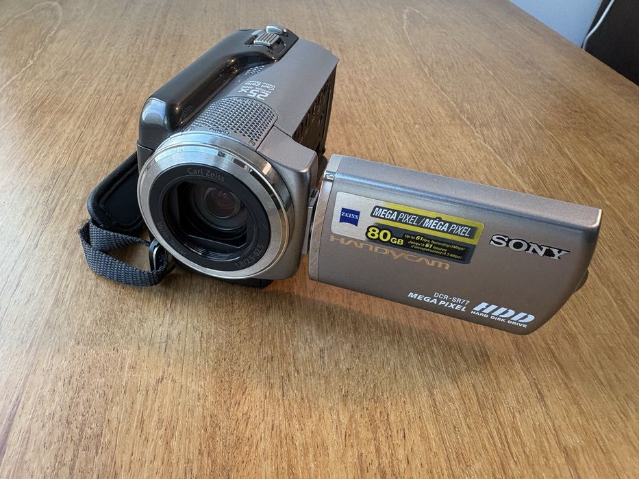 Camara Video Sony DCR-SR77 80 Gb com lentes Zeiss