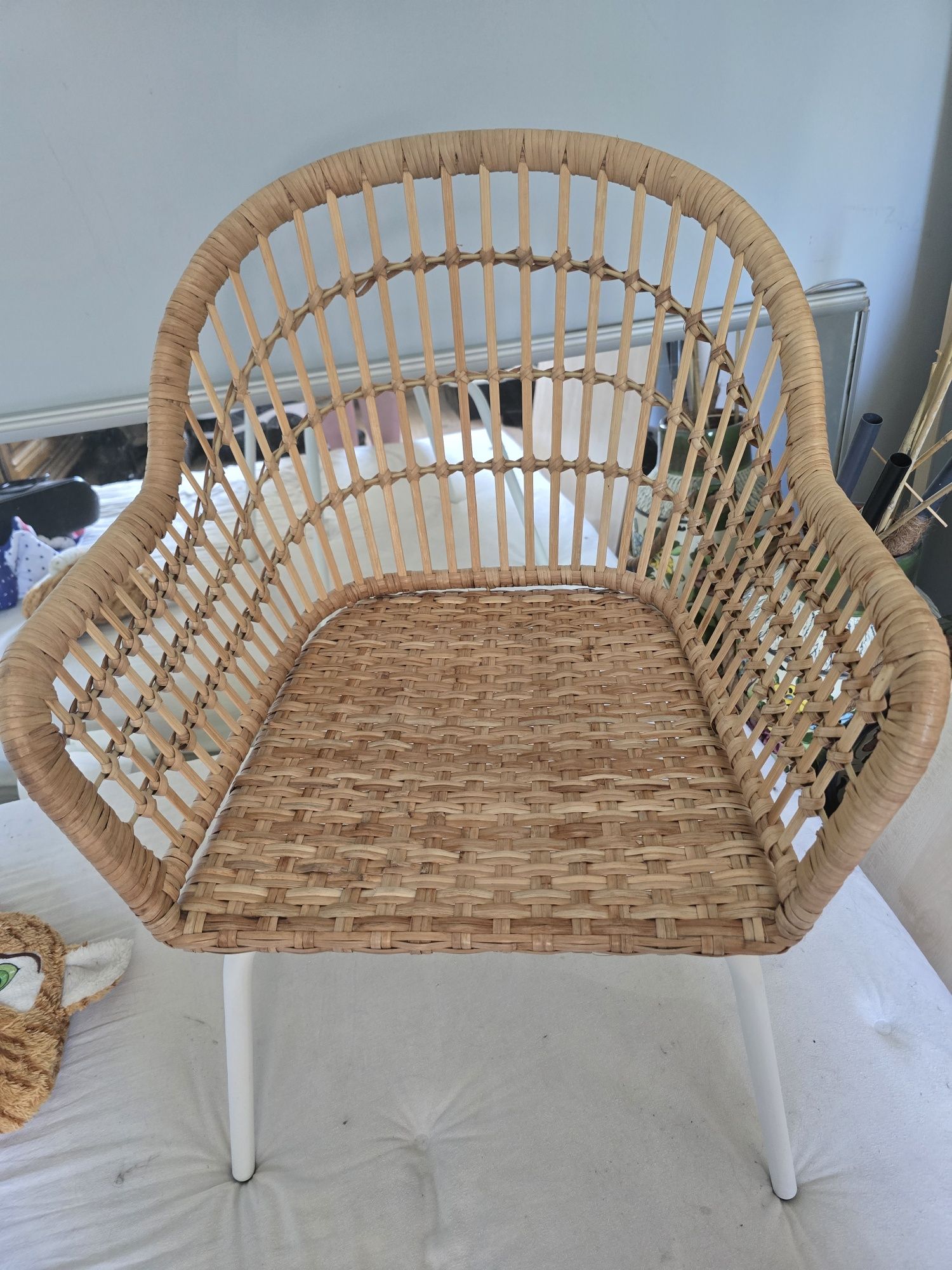 2x Krzesło rattanowe Nilsove Ikea