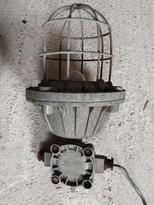 2szt x Stara lampa górnicza OMP 200 przeciwwybuchowa Połam Wilkasy