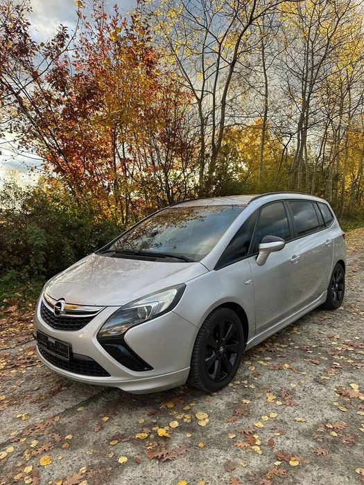 Opel Zafira 1.4 Turbo OPC LINE 107 Tysięcy Przebiegu 18 Calowe Alufelgi 7 Osobowy
