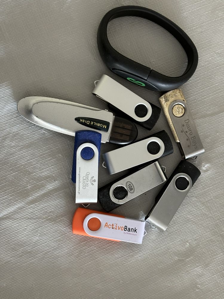 Pens - lote - 4gb/2gb/1gb