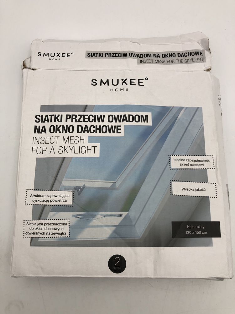 Siatka przeciw owadom na okno dachowe  130x150