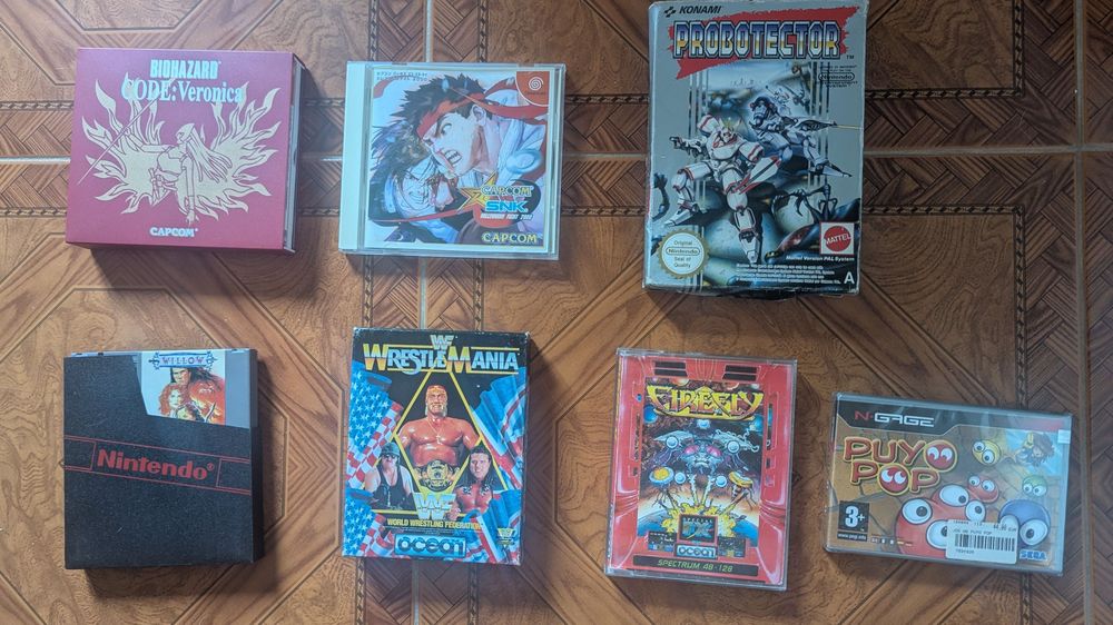 Jogo NES, Dreamcast, N GAGE e Spectrum