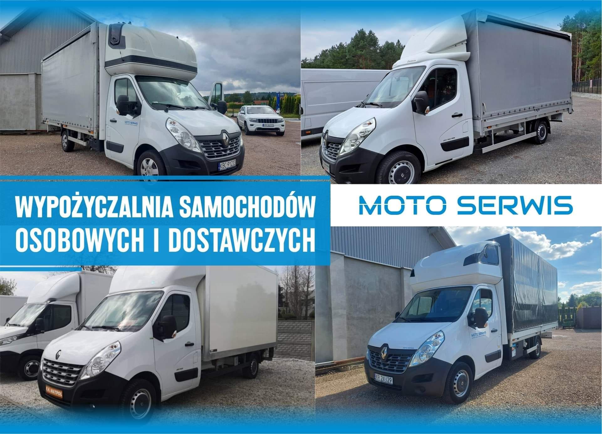 Wynajem wypożyczalnia samochodów dostawczych i osobowych busów lawet