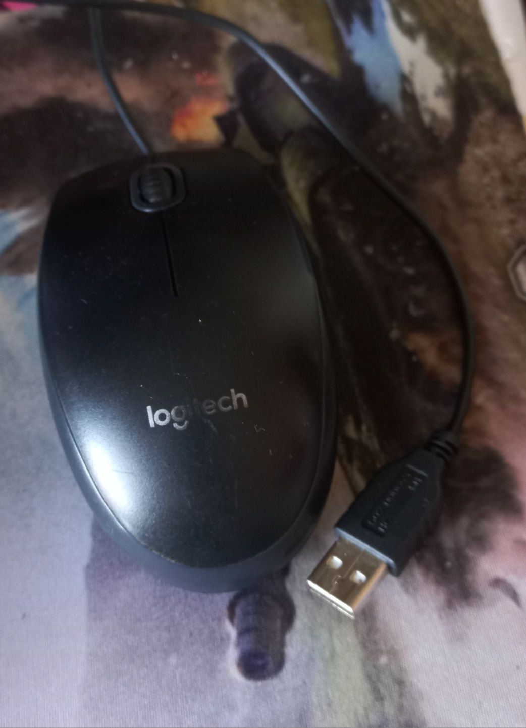 LOGITECH B100, USB провідна комп.мишка