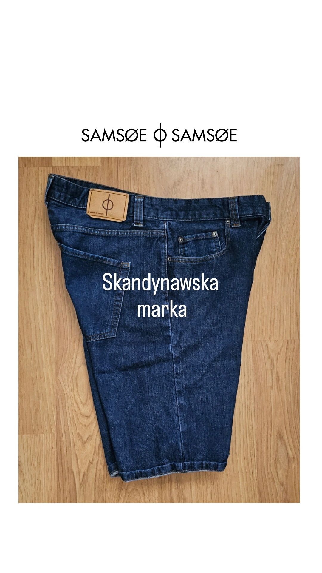 Samsoe Samsøe męskie krótkie spodenki jeansowe 33