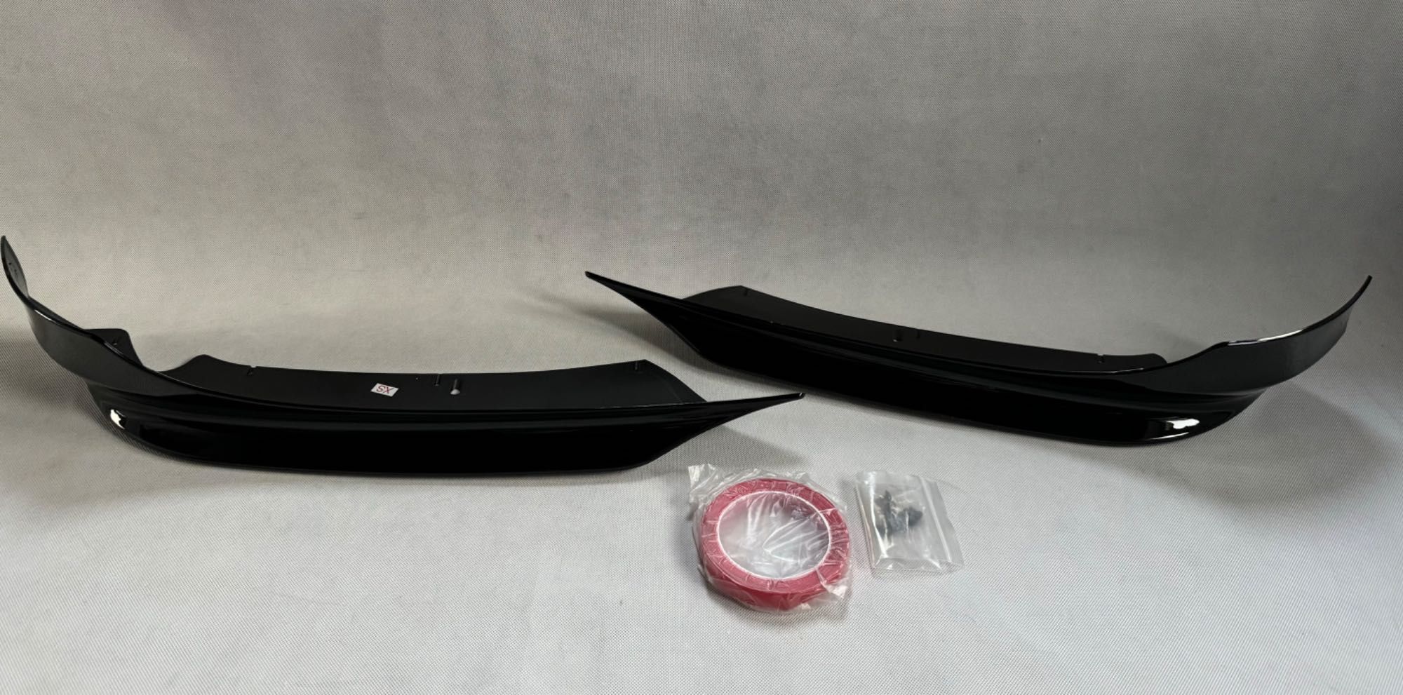Splitterki Flapsy BMW E90 E91 ZWYKŁY LCI Czarny Połysk