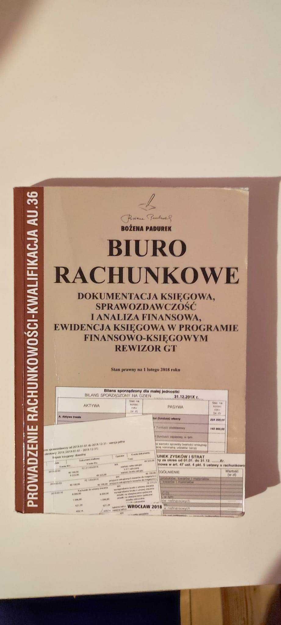 Prowadzenie rachunkowości- kwalifikacja AU.36 "BIURO RACHUNKOWE"