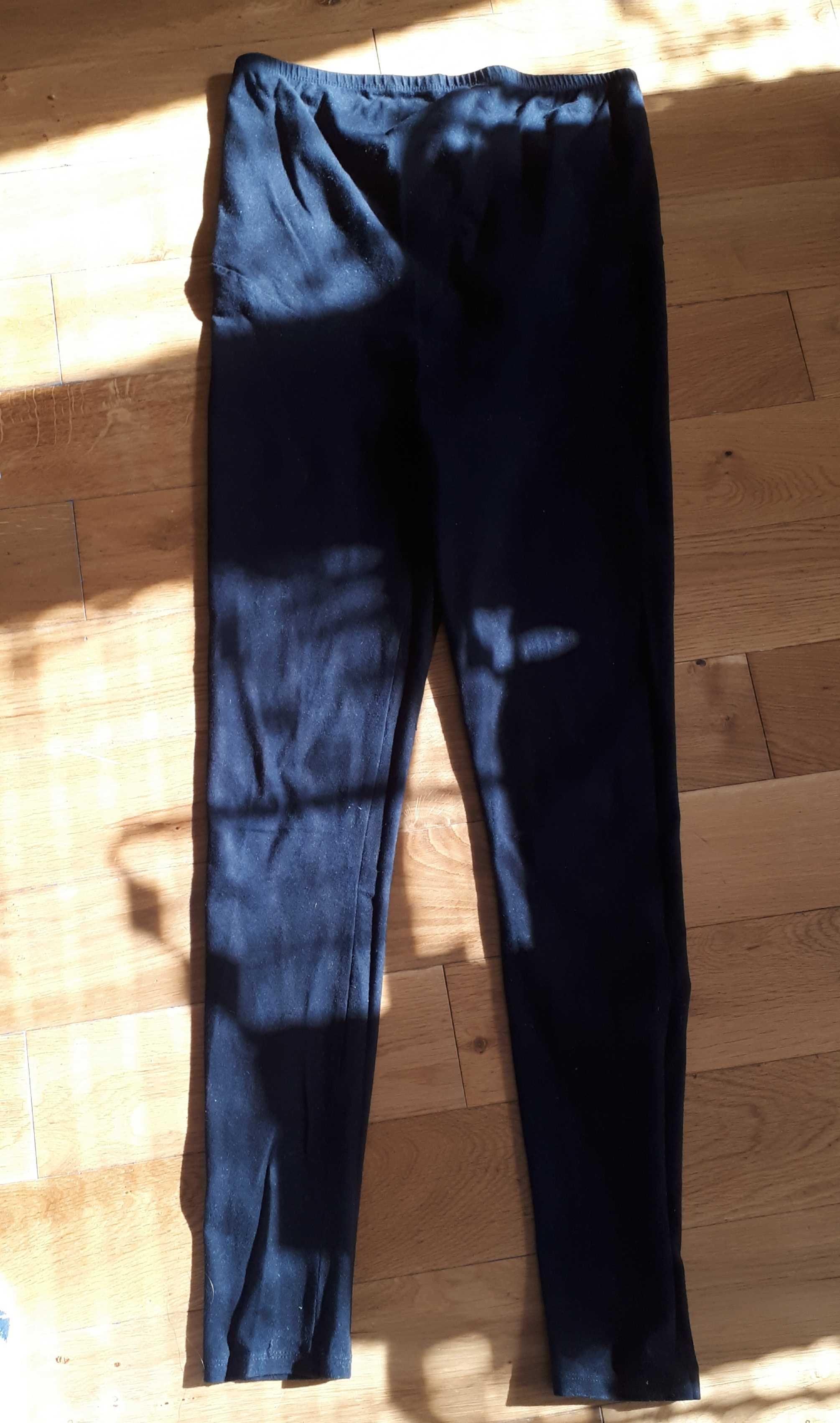 Czarne legginsy ciążowe H&M