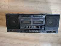 Radiomagnetofon przenośny Hitachi TRK-W530E, stare radio, odtwarzacz