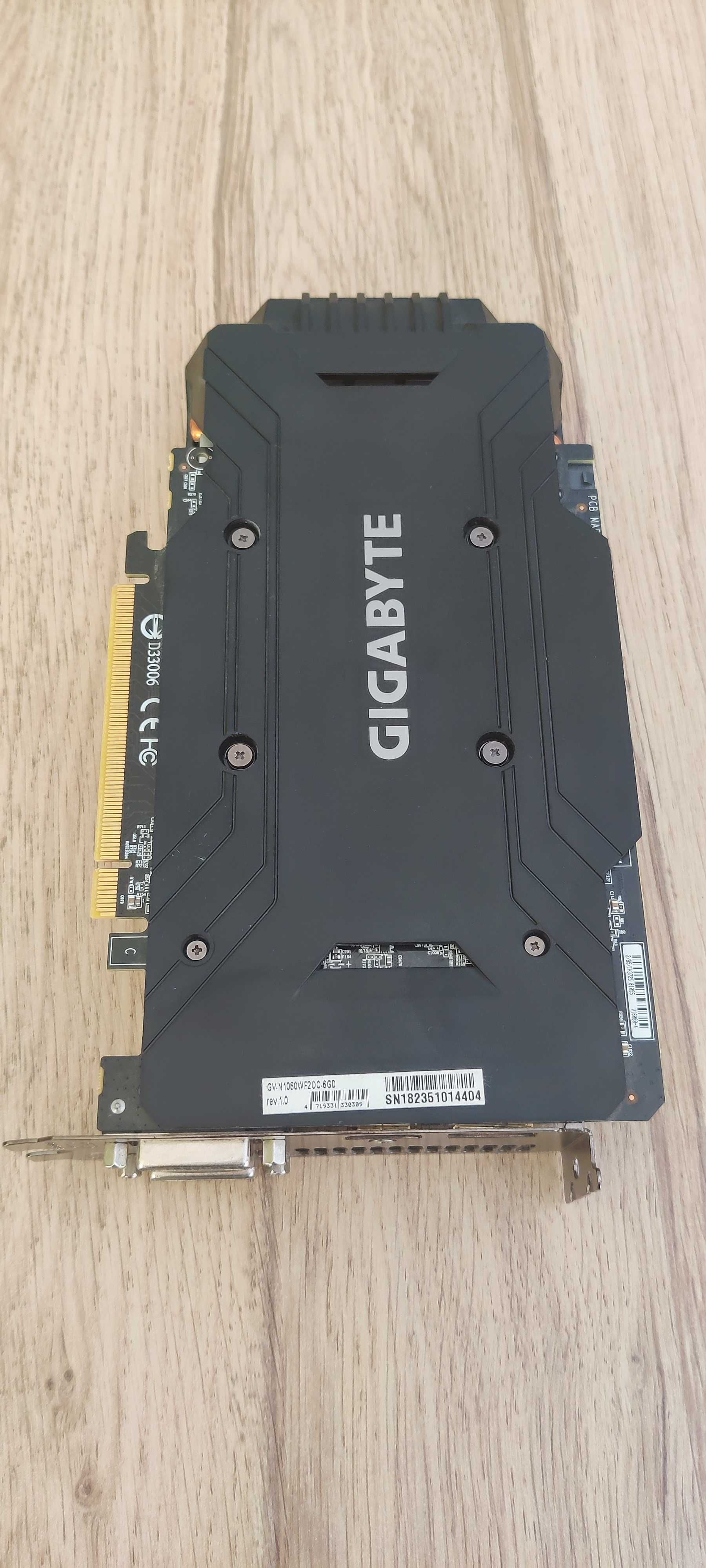 Gigabyte GeForce GTX 1060 Windforce OC 6GB GDDR5