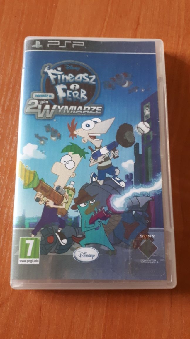 Gra Sony psp Fineasz i Ferb podróż w drugim wymiarze PL