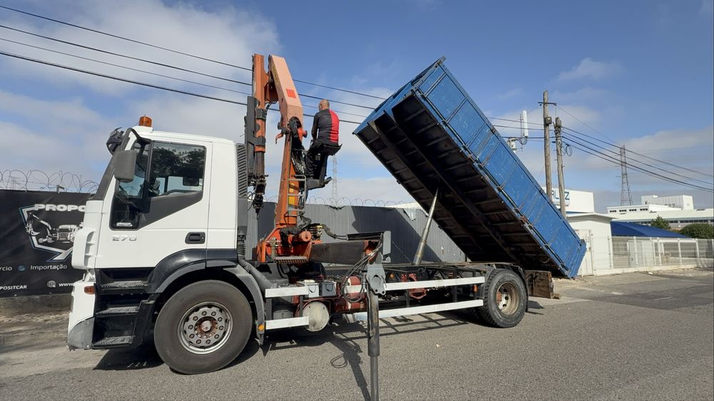 IVECO STRALIS 19Ton 270cv GRUA E BASCULA APENAS 191.000km OPORTUNIDADE
