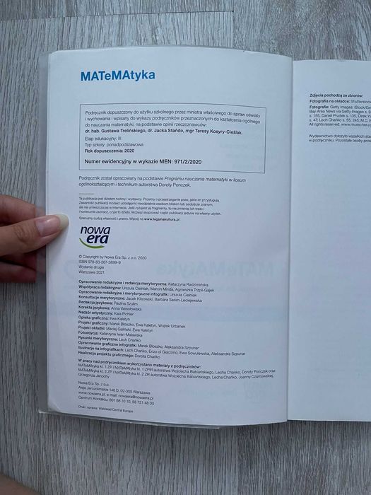 Matematyka 2 - podręcznik dla liceum i technikum