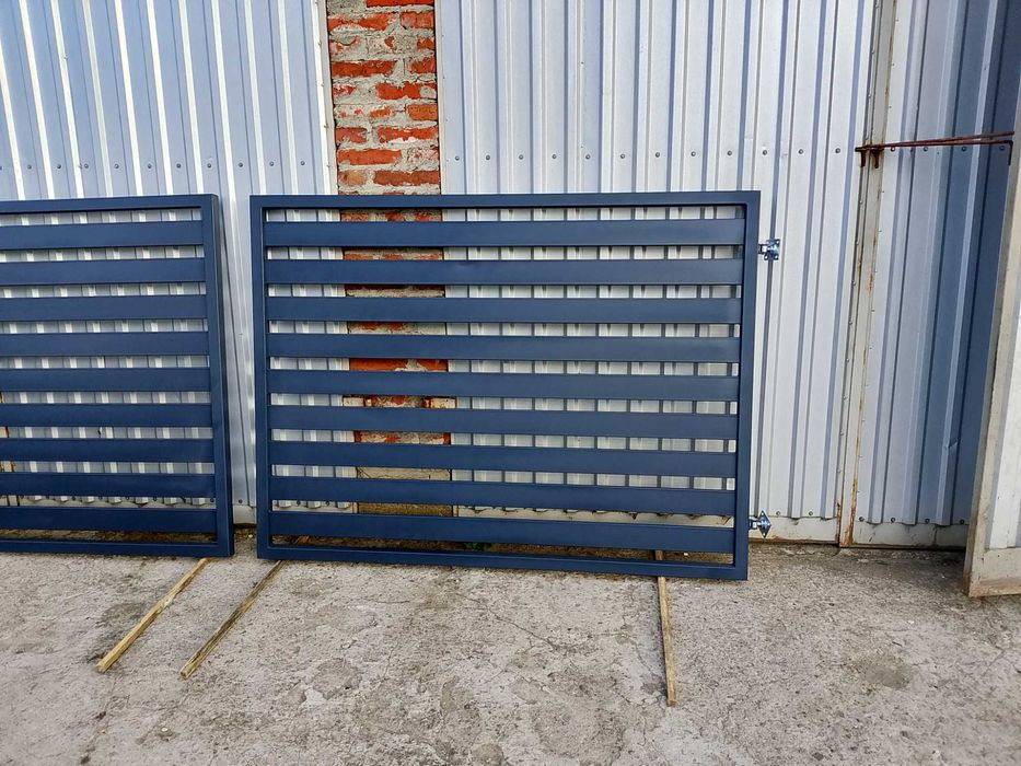 Brama palisadowa 4m plus furtka 1m