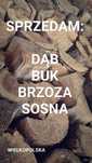 SOSNA - drewno opałowe suche