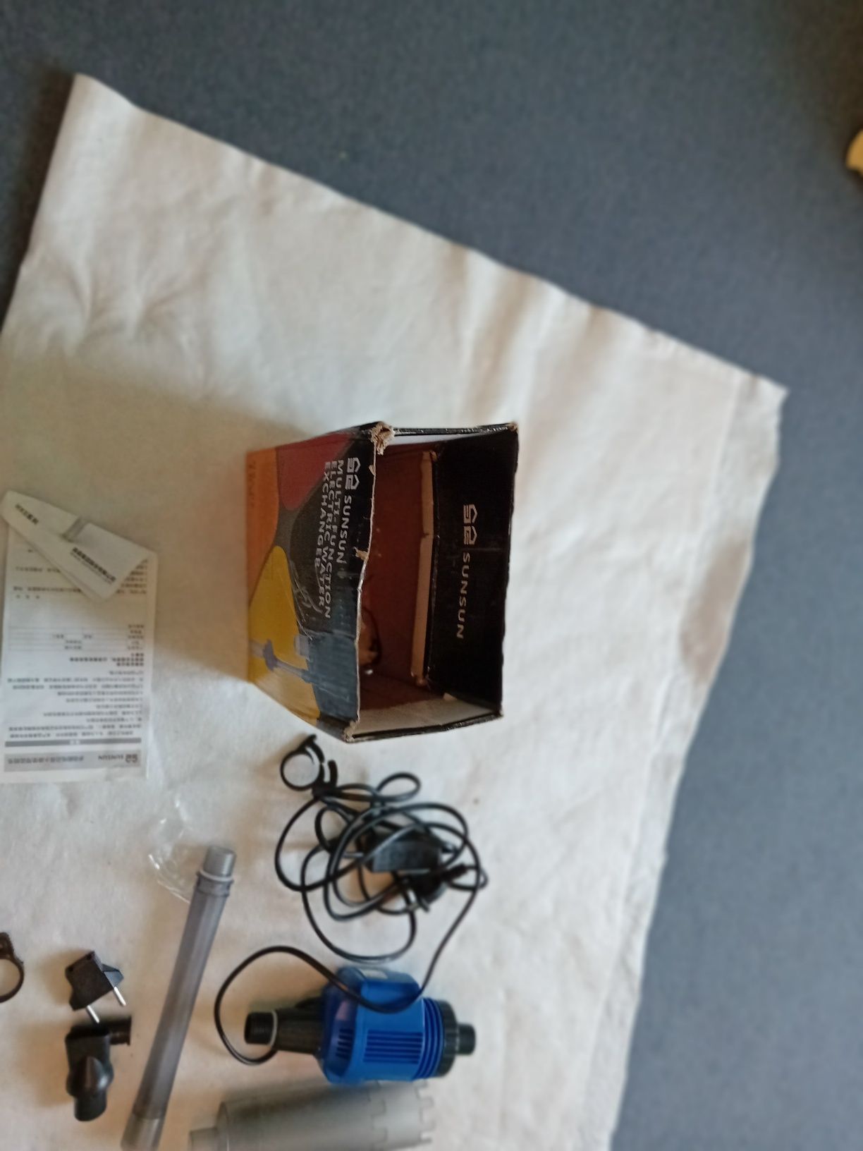 Sunsun HXS-02 – elektryczny czyścik do akwarium 16W, nowy
Zestaw komp