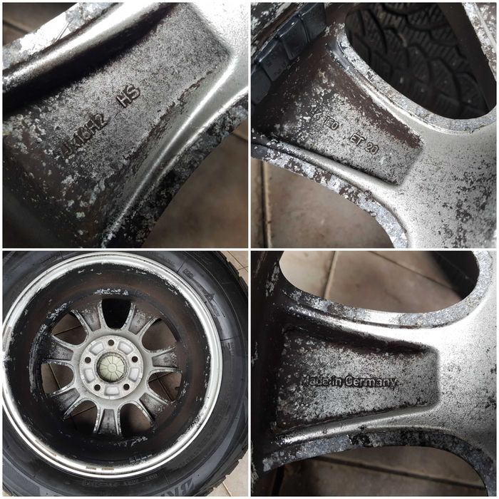 Felgi koła zimowe DEZENT 7x16 et20 5x120 opony 225/55/17 BMW 5 e39 360