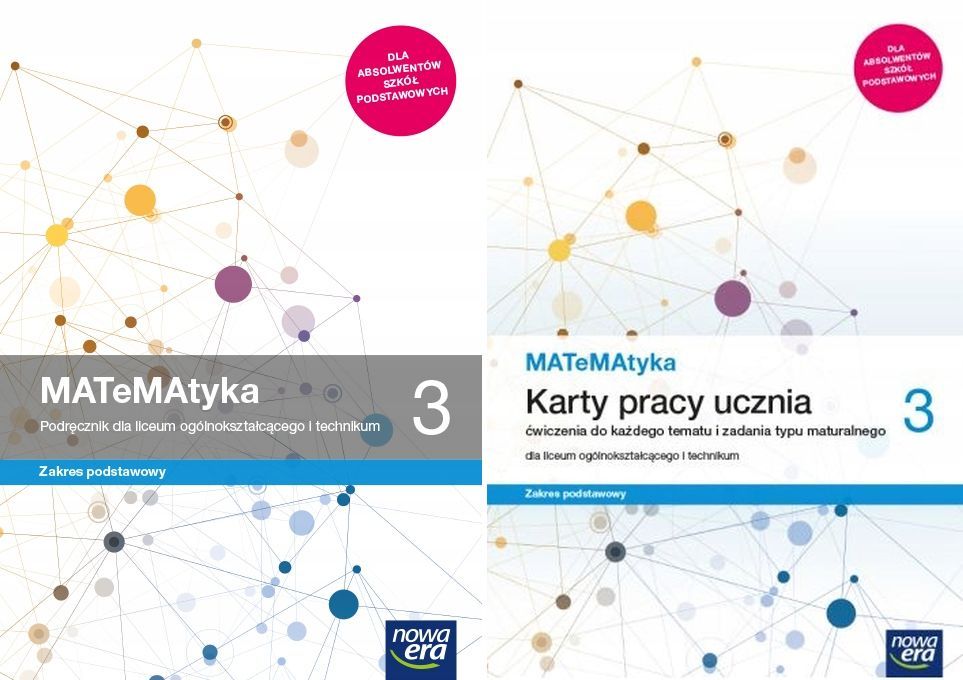Matematyka 3 Lo Podręcznik + Karty Pracy Z. Podstaw. Nowa Era