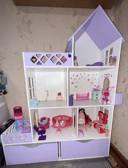 Дом барби,дім для ляльок,дом доя кукол,домик лол,большой дом