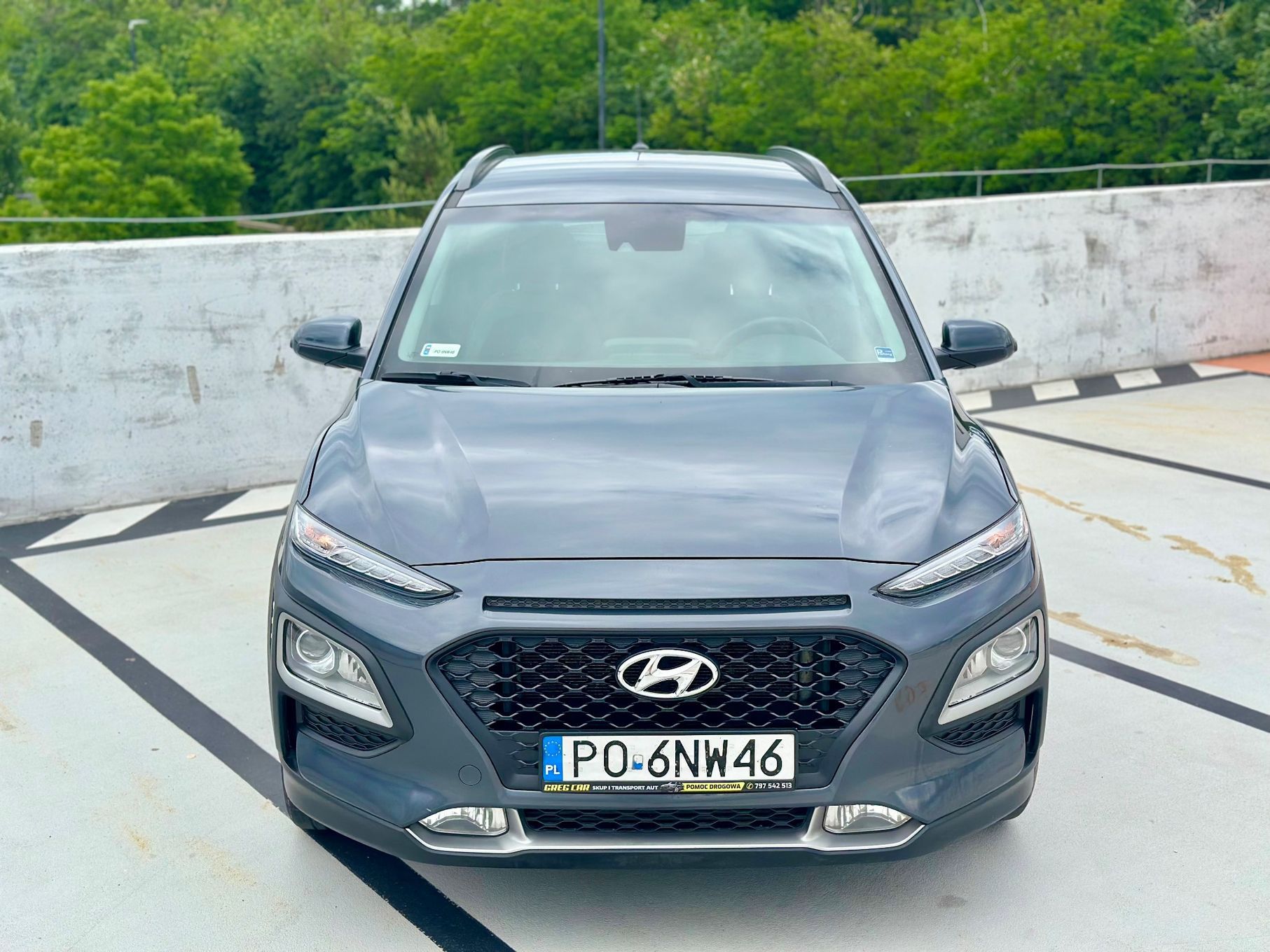 Hyundai Kona Hyundai Kona 1.6T-GDI 177KM Automat POLSKI SALON 1 właściciel*ASO*