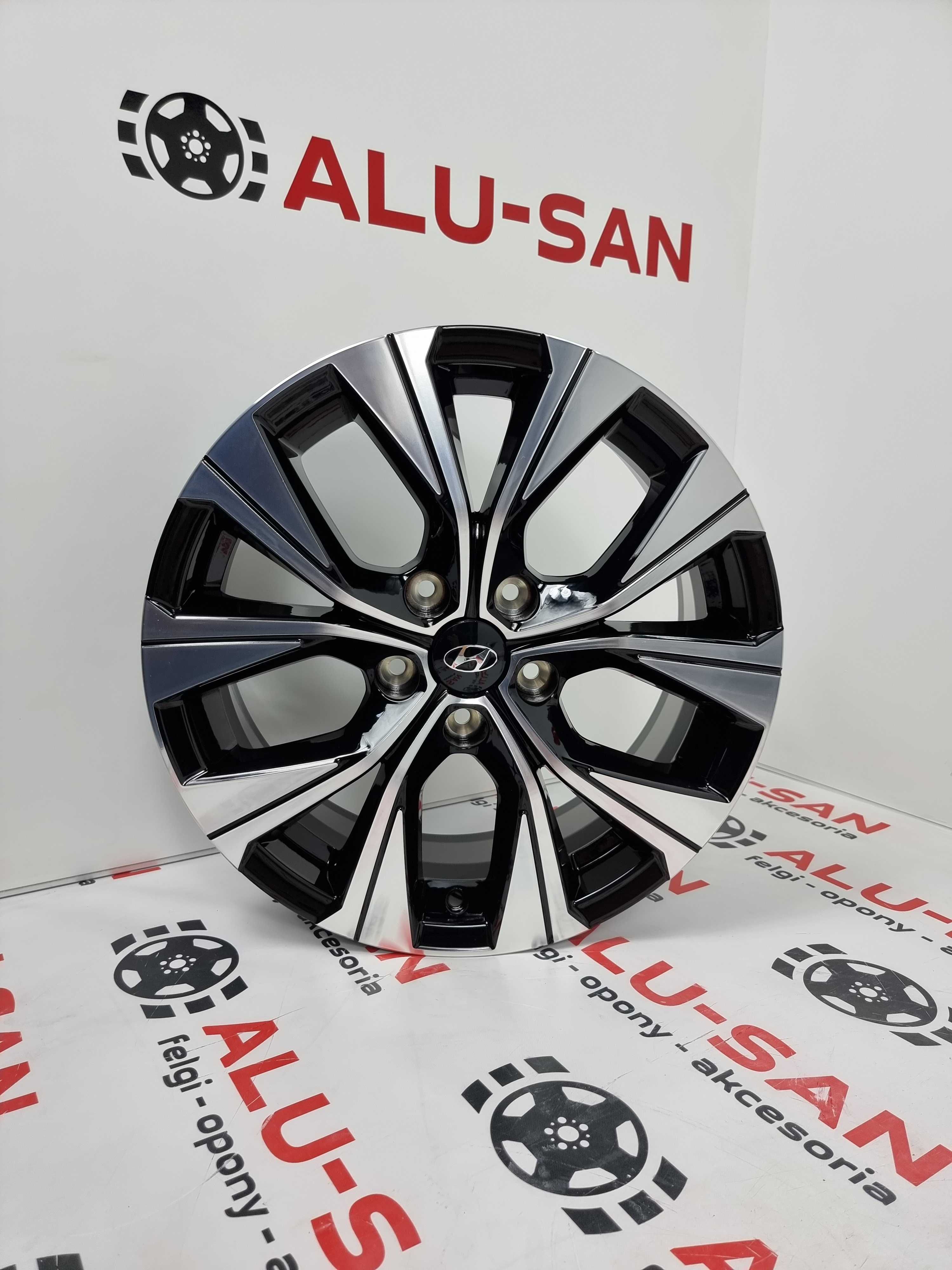 NOWE alufelgi HYUNDAI 17" 5x114,3 Elantra I30 I40 Tucson - Czarne