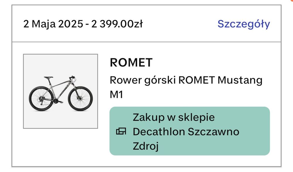 Rower Romet Mustang M1