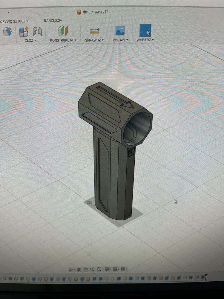 Dmuchawa mini korpus/obudowa druk 3D