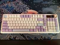 Клавіатура Ajazz AK980 RGB Clear Sky Switch Wireless With Screen