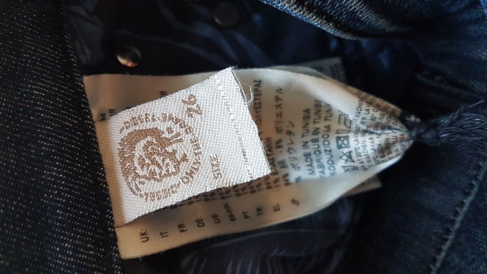 Diesel Skinzee Low Zip damskie dżinsy jeansy W26 slim skinny rurka XS