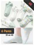 [VENDIDO] Conjunto 6 Pares de meias (Novo)