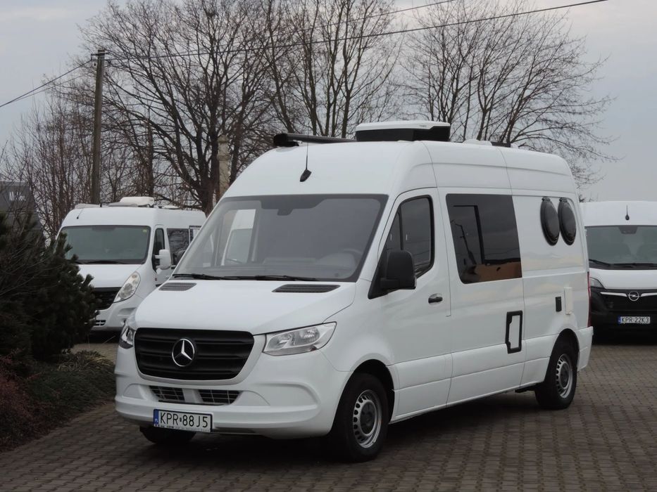 Mercedes-Benz Sprinter Campervan 4 os. Klima Postojowa VIP Napęd przedni