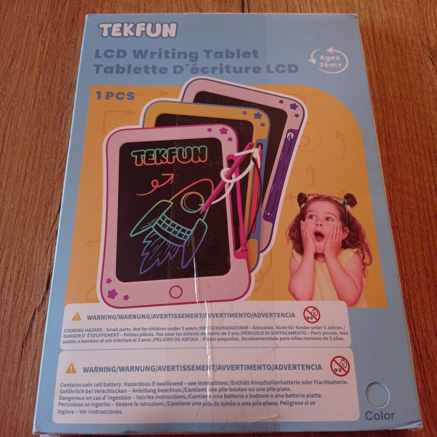Tablet graficzny dla dzieci Tekfun różowy